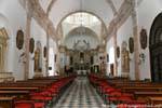 Das Kirchenschiff der Nuestra Señora de la Purisima Concepcion Kathedrale, Campeche, Mexiko.