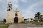 San römischen Kirche in den Park, Campeche, Mexiko.