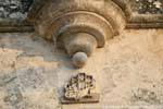 Architektonisches Detail der Tor des Meeres, Campeche, Mexiko.