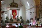 Altar der Kirche der Heiligen Namen Jesu, Calle 55, Campeche, Mexiko.