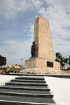 Statue von Justo Sierra Méndez, Campeche, Mexiko.