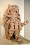 Maya-Statue, Museo Maya Archäologie, Campeche, Mexiko.