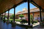 Die Terrasse der Casa de la Cultura, Comitán, Mexiko.