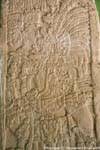Konzentrieren Sie sich auf der Spitze des Stele Edzná, Mexiko.