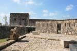 Die Festung von San Felipe, Laguna Bacalar, Mexiko.