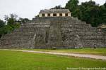 Treppen aus dem Tempel der Inschriften in Palenque, Mexiko.
