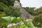 An der Spitze, dem Grab von Pakal, Tempel der Inschriften in Palenque, Mexiko.
