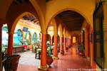 Patio de los Angeles Mansion Restaurant in San Cristobal de Las Casas, Mexiko.