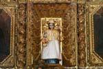 Detail der ein Altarbild der Kirche von Santo Domingo, San Cristobal de las Casas, Mexiko.