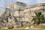 Der Haupttempel, El Castillo, Tulum, Mexiko.
