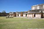 im Herzen von der Terrasse Platz Vogel, Uxmal, Mexiko.