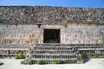 Der Tempel der Papageien, Übersicht, Große Pyramide, Uxmal, Mexiko.