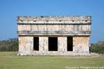 Die vor dem Haus der Schildkröten, Uxmal, Mexiko.