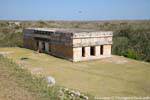 Das Haus der Schildkröten, Übersicht, Uxmal, Mexiko.