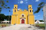 Kirche Fassade Sotuta, Yucatan, Mexiko.
