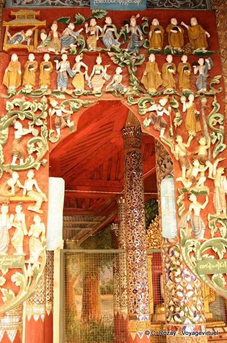 Detail der Shwezigon Pagode in Bagan - Myanmar (Birma)