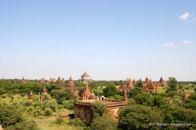 Blick auf die Pagoden von Bagan - Myanmar (Birma)