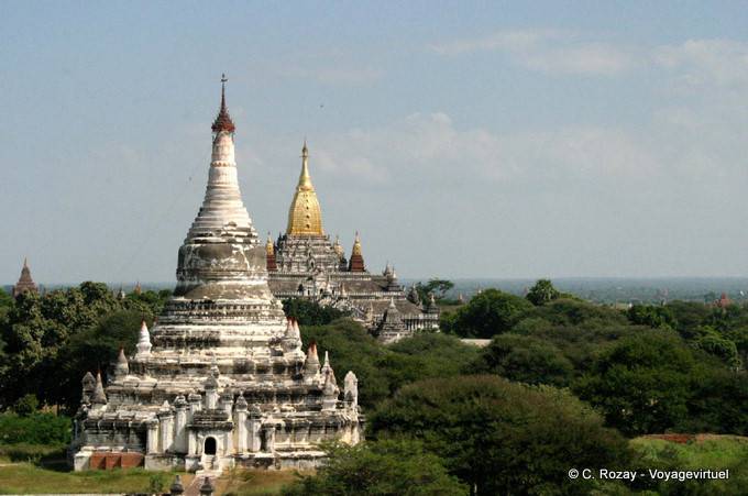 Übersicht Tempel, Ananda, Bagan - Myanmar (Birma)
