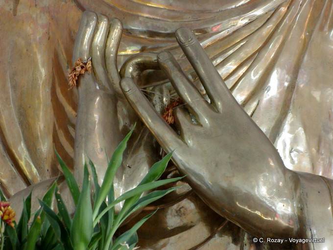 Buddha-Dharma Hände Shakra Mudra, Bagan - Myanmar (Birma)
