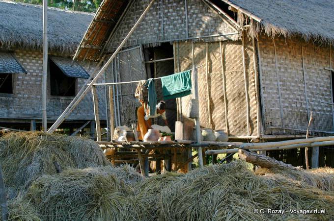 Typisches Haus, Nyaung Shwe, Inle-See - Myanmar (Birma)