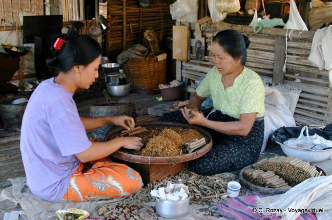 Hersteller Zigarren, Inle-See - Myanmar (Birma)