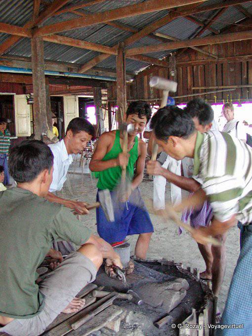Schmiede auffällig Herzen, Inle-See - Myanmar (Birma)