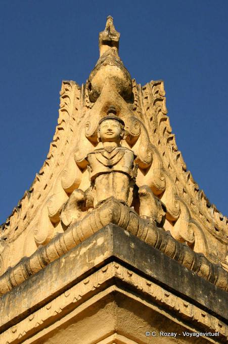 Mandalay, Ava, architektonisches Detail Maha Aung Mye Bonzan - Myanmar (Birma)