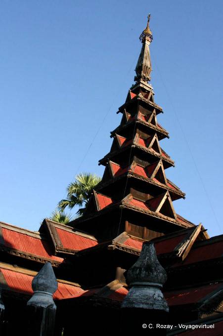 Storey Pagode, Bagaya Inwa (Awa), Mandalay - Myanmar (Birma)