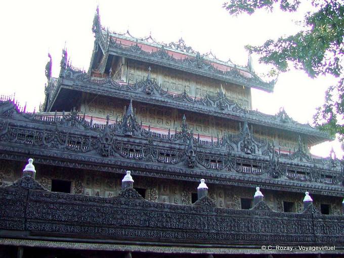 Die Schwenandaw Kloster (Shwe-Kyaung-pyi in Burmese), Mandalay - Myanmar (Birma)