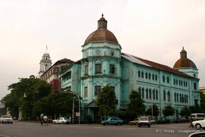 Gebäude aus der Kolonialzeit, Rangun - Myanmar (Birma)