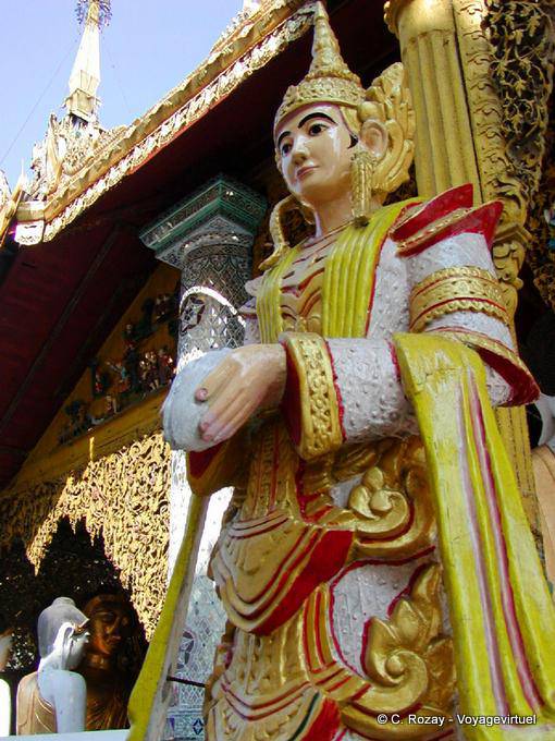 Nat Schutz, Shwedagon Pagode, Yangon - Myanmar (Birma)