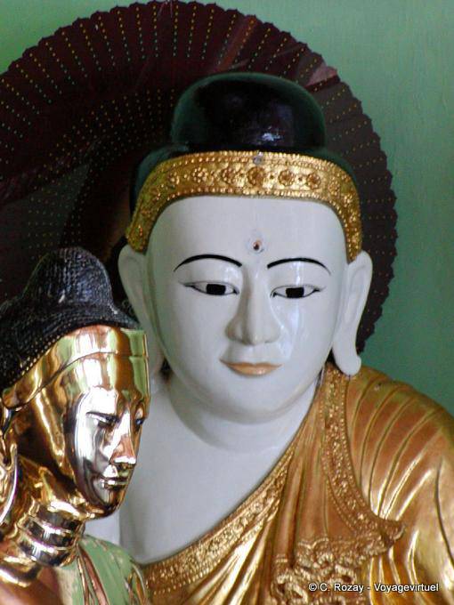 Moderne Buddha-Kopf-Stil Mandalay, Yangon - Myanmar (Birma)