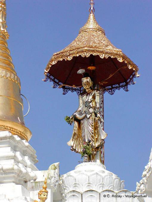 Hamsa Gebet, Shwedagon-Pagode, Rangun - Myanmar (Birma)
