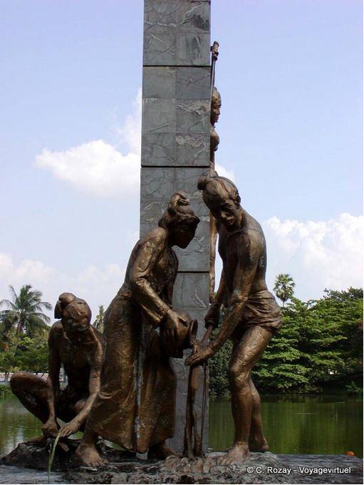 Monument Rangoon Kandawgyi See - Myanmar (Birma)