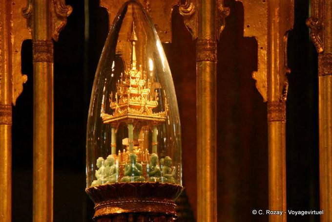 Nachbildung des heiligen Zahnreliquie Pagoda Myat Swe Taw, Yangon - Myanmar (Birma)