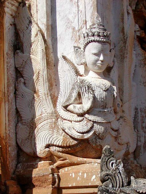 Sculpture Detail Winkel Sankar Heiligtum Sagar - Myanmar (Birma)
