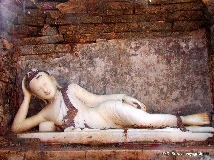 Buddha liegenden Marmor Sankar (Sagar) - Myanmar (Birma)