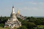 Übersicht Tempel, Ananda, Bagan, Birma.