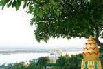 Mandalay Tal von Sagaing Hill, Birma.