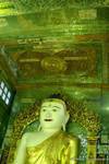 Grüne Buddha Sun U Ponnya Shin, Sagaing, Birma.