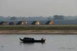 Landschaft am Ufer des Ayeyarwady, Mandalay, Birma.