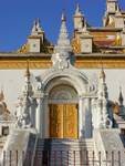Die Kuthodaw Tempel Außenarchitektur, Mandalay, Birma.