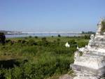 Von Inwa Brücke am Ayerwayadi, Mandalay, Birma.