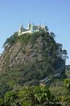 Kloster an der Spitze der Taung Kalat, Mount Popa, Birma.