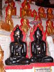 Statuen Soaker Buddhas Höhle Pindaya, Birma.