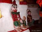Nats in der Wand, Schwe Umin, Pindaya Cave eingebettet, Birma.