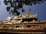 Unvorstellbar Vergoldung der Tempel der Shwedagon, Rangun, Birma.
