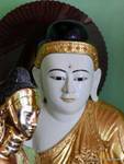 Moderne Buddha-Kopf-Stil Mandalay, Yangon, Birma.