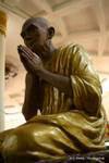 Realistische Statue, Kaba Aye Pagode, Yangon, Birma.