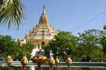 Myat Swe Taw Pagode, Außenansicht, Rangun, Birma.